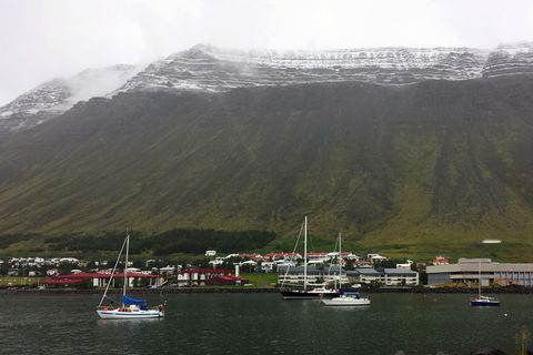 Ísafjörður in the West Fjords of Iceland.