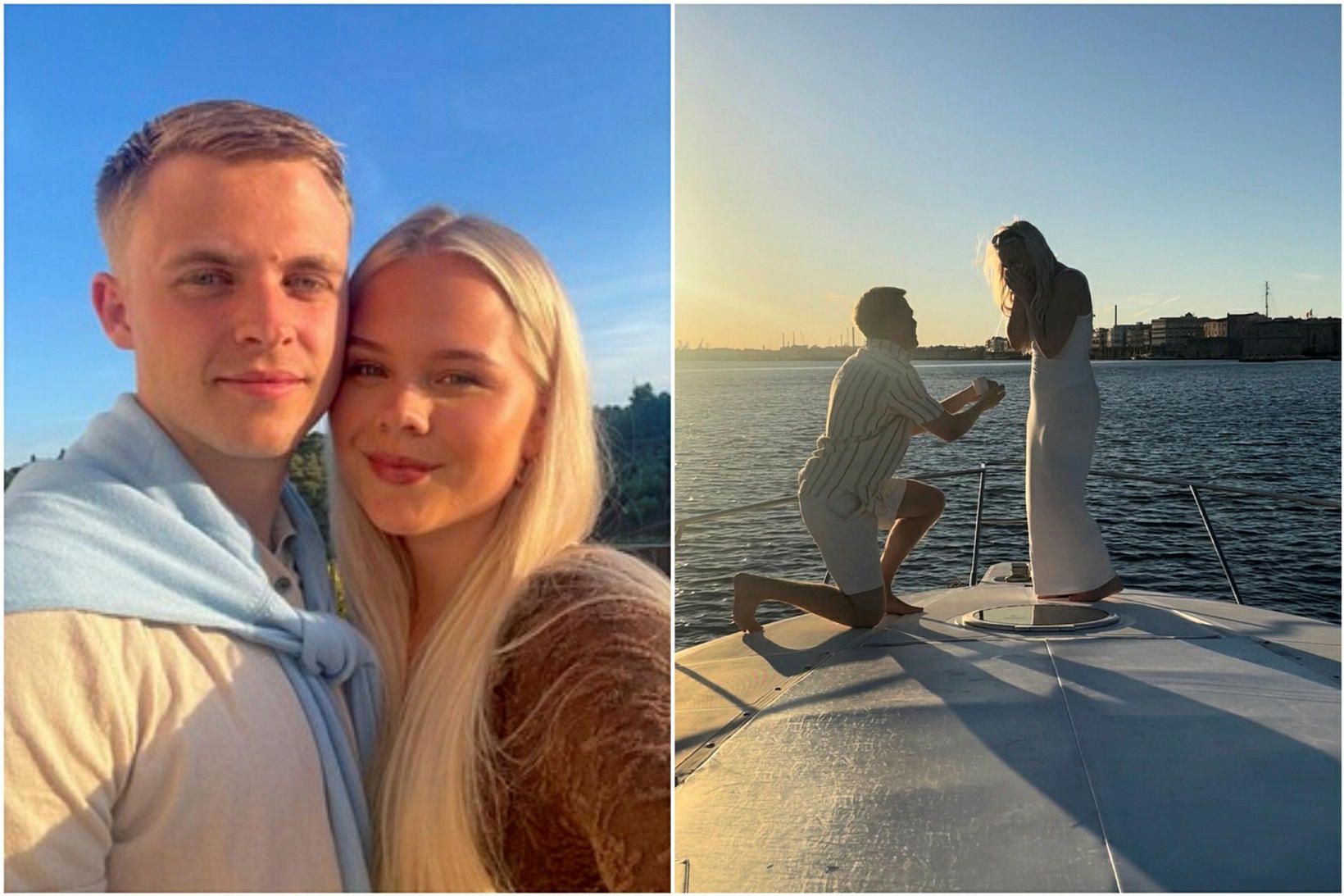 Sofia Elsie Nielsen og Sindri Már Friðriksson.