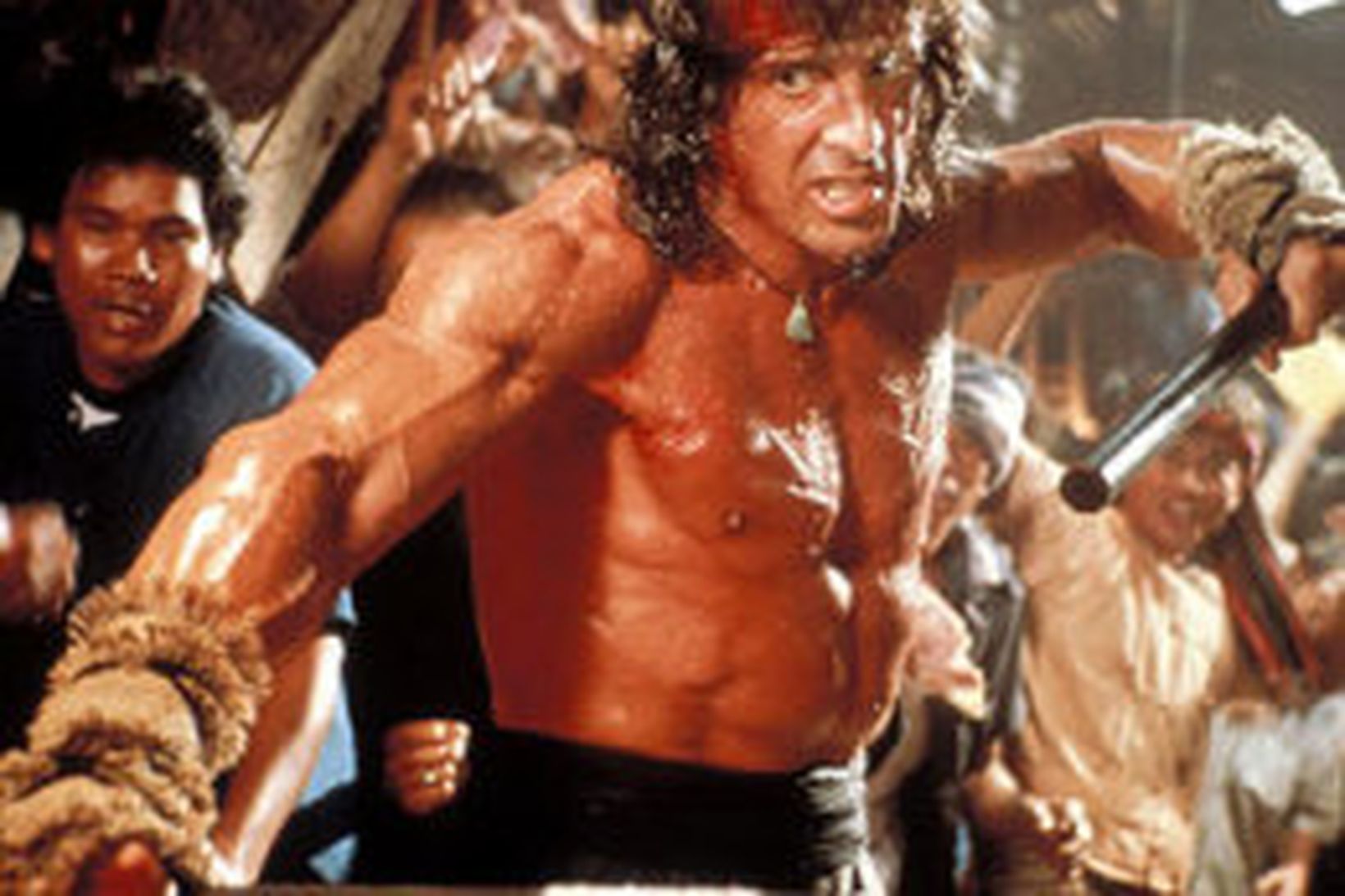 Sylvester Stallone í hlutverki Rambo.