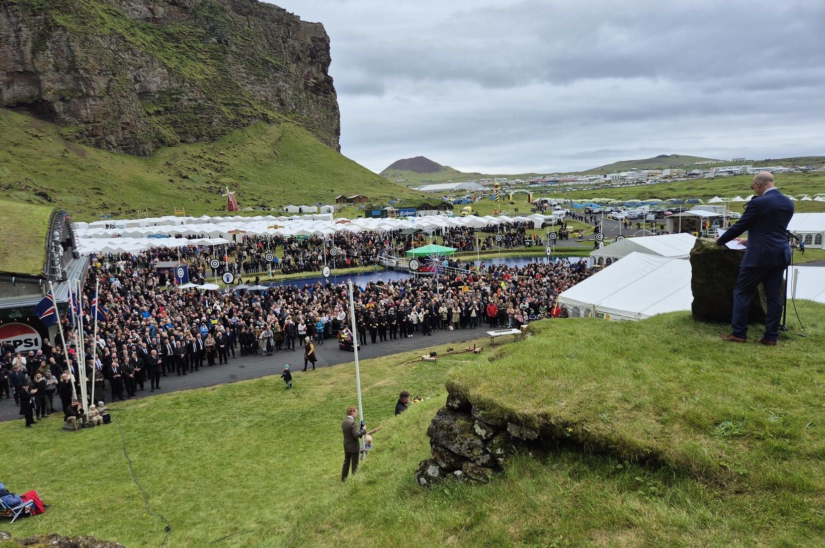 „Veðrið er miklu betra heldur en spáin sagði“