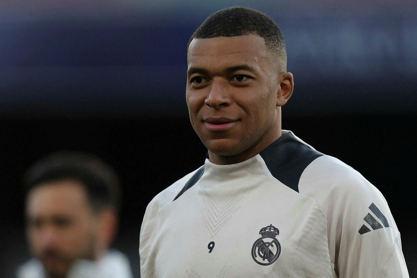 Kylian Mbappé er aðalstjarna Real Madrid í dag en hér …