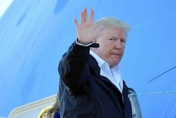 Donald Trump, forseti Bandaríkjanna, neitar að tala um skotárásina í Las Vegas í gær sem …