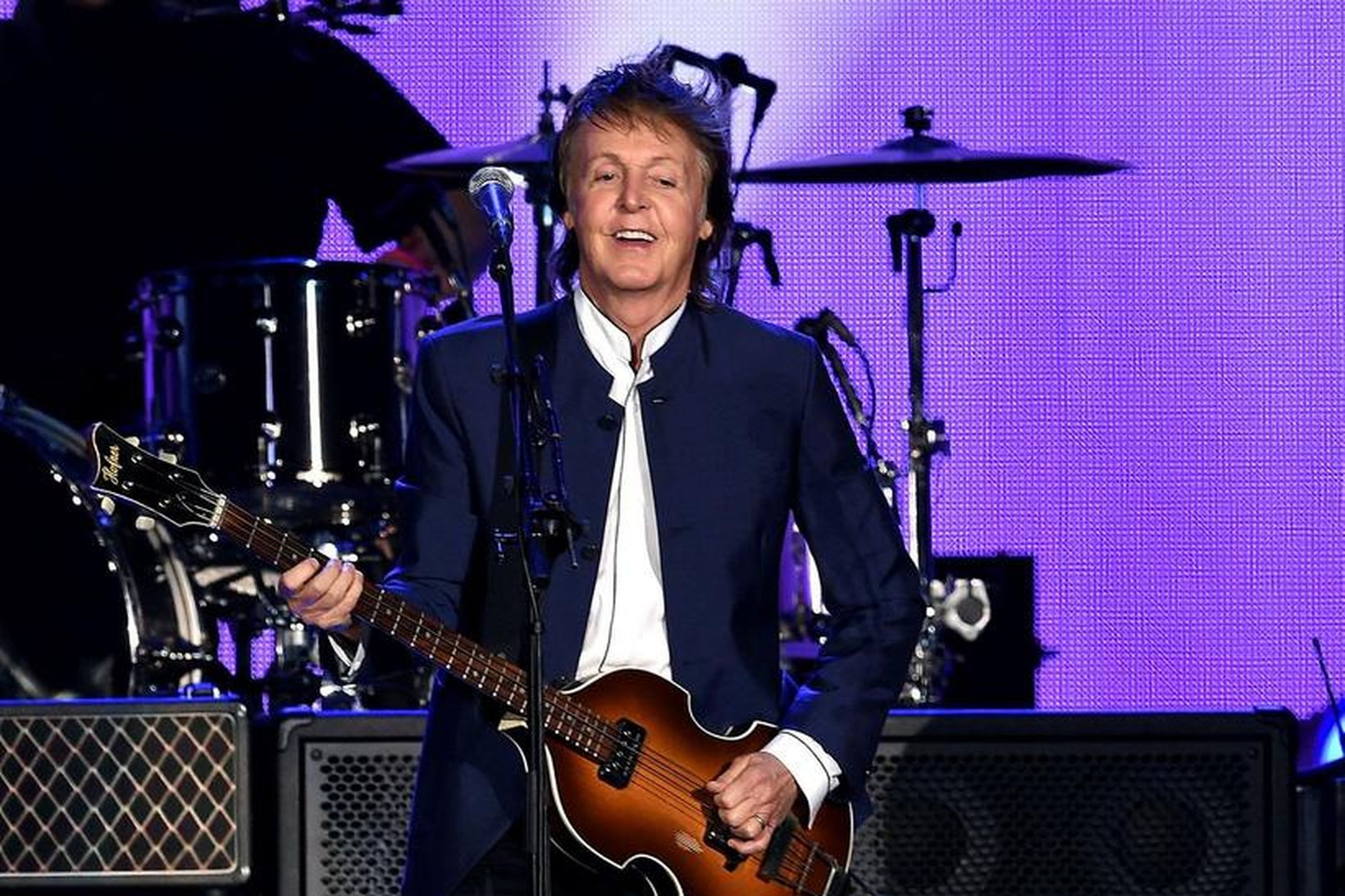Paul McCartney á útitónleikum í Kaliforníu í október 2016.