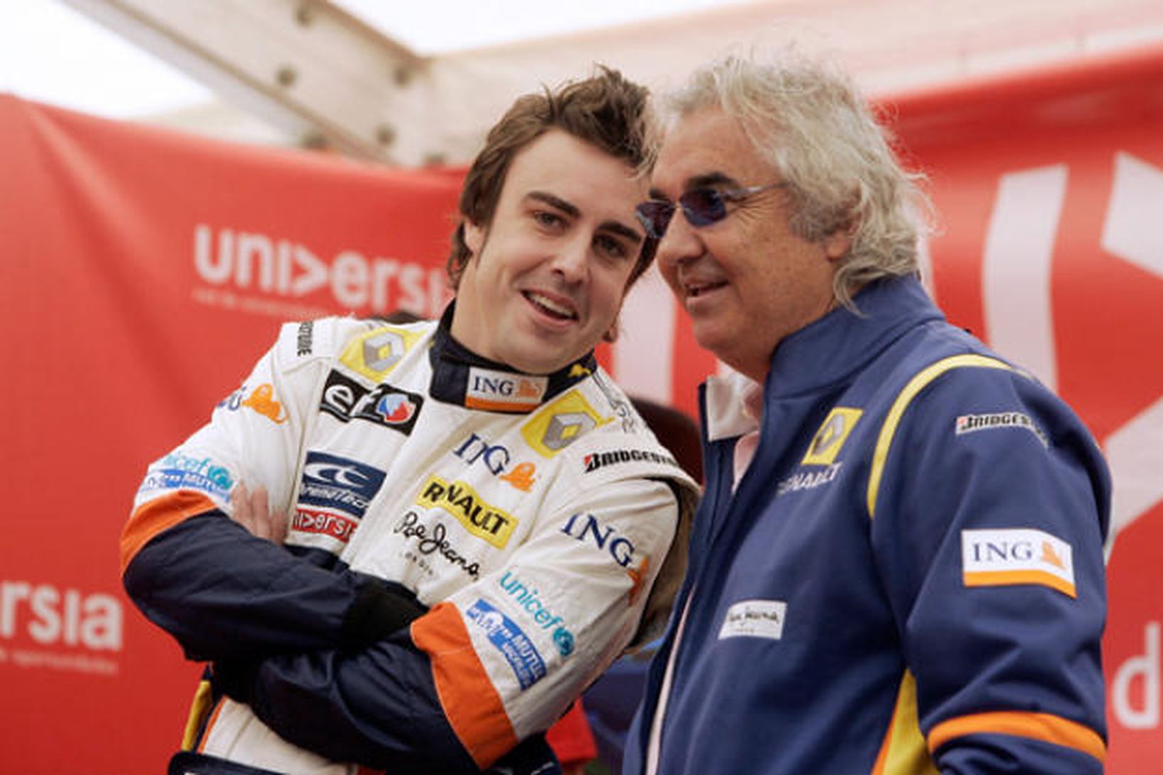 Alonso var á setri Briatore í Kenýa um áramótin.