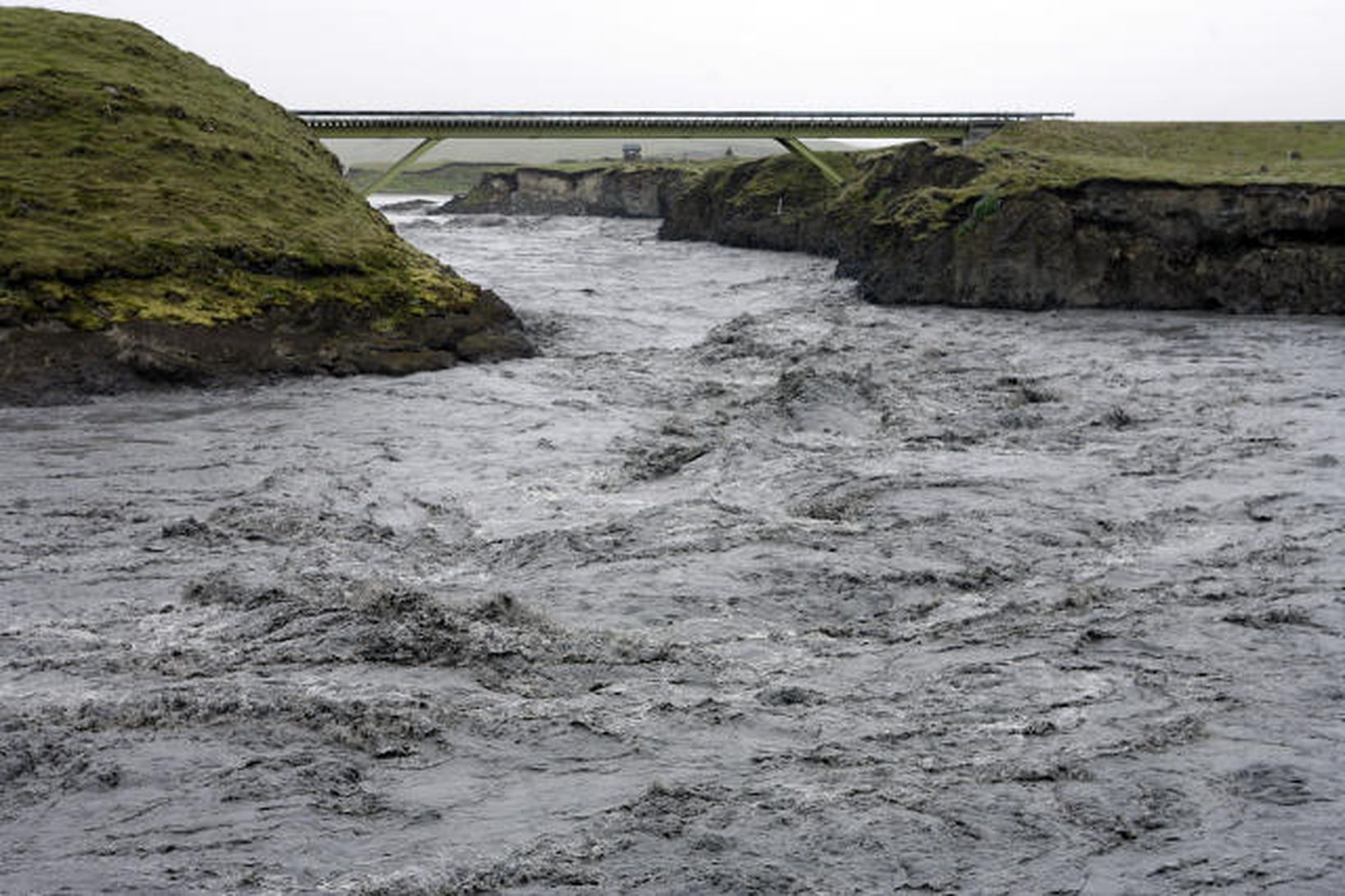 Brúin yfir Eldvatn, við bæinn Ása í Skaftártungu