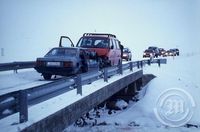 Banaslys á brúnni yfir Vaðdal