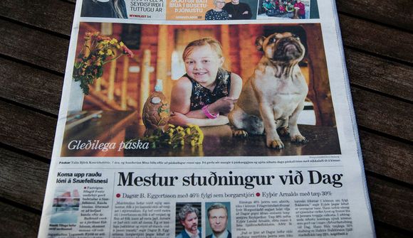 Á sterum á forsíðu Moggans