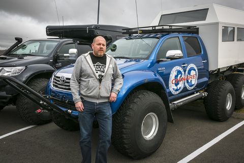 Steinar Sigurðsson, sales manager of Arctic Trucks.