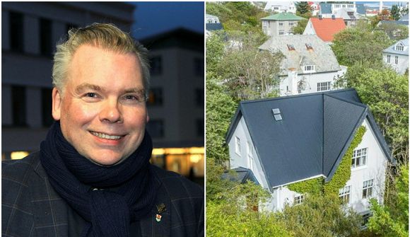 Guðmundur Fertram lánaði glæsihús sitt 