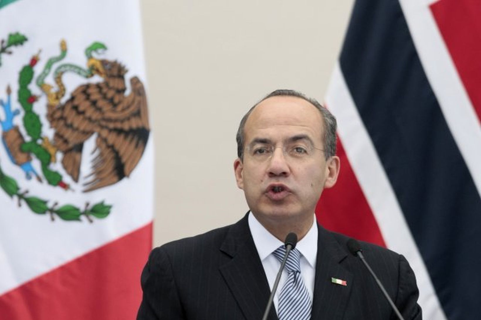 Felipe Calderon, forseti Mexíkó.