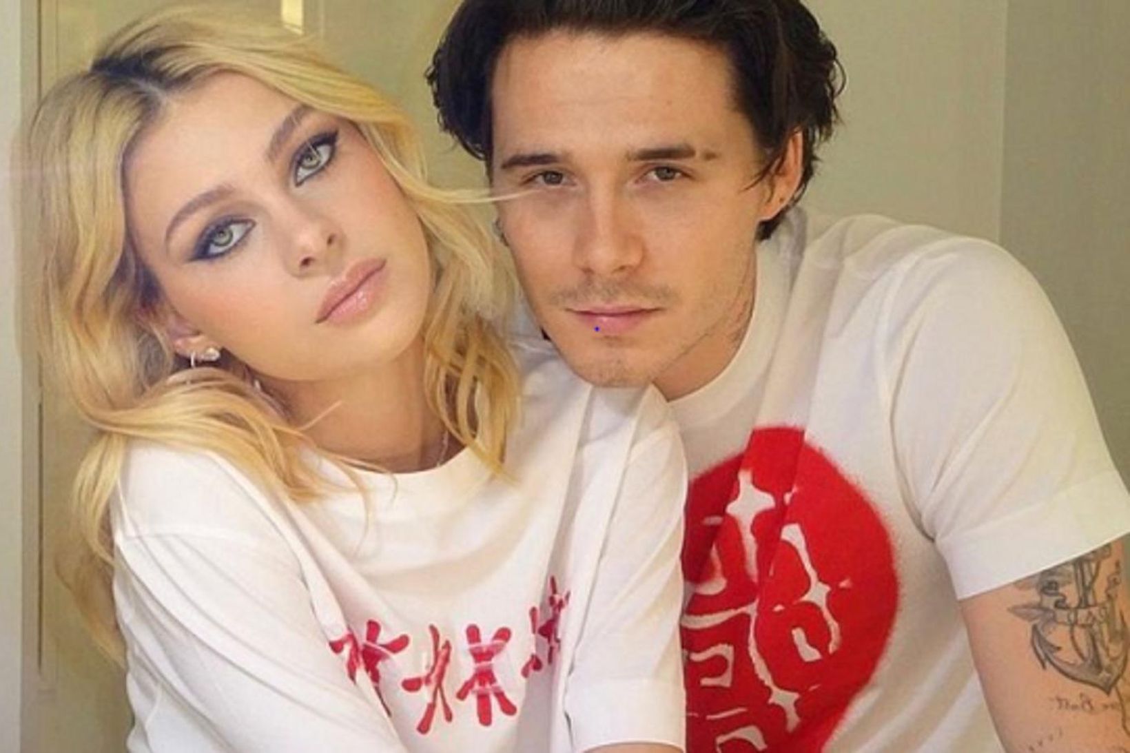 Nicola Peltz og Brooklyn Beckham.