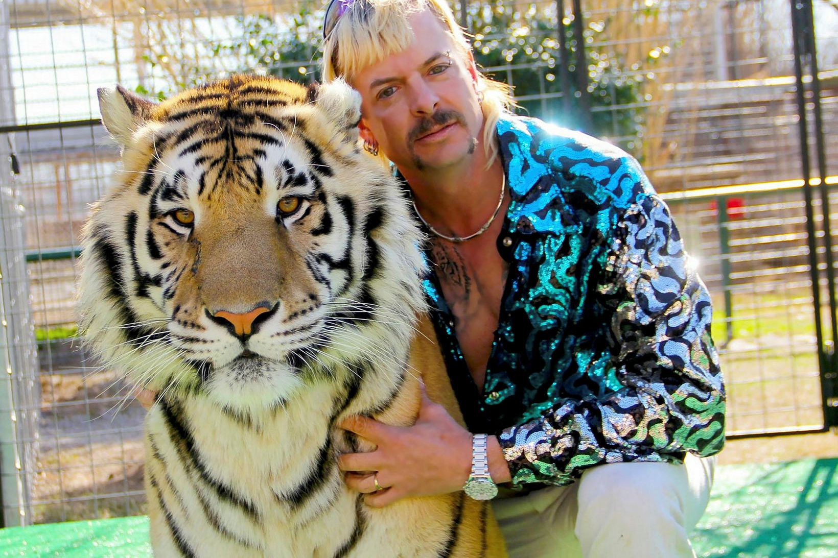 Joe Exotic var stjarna þáttanna Tiger King.