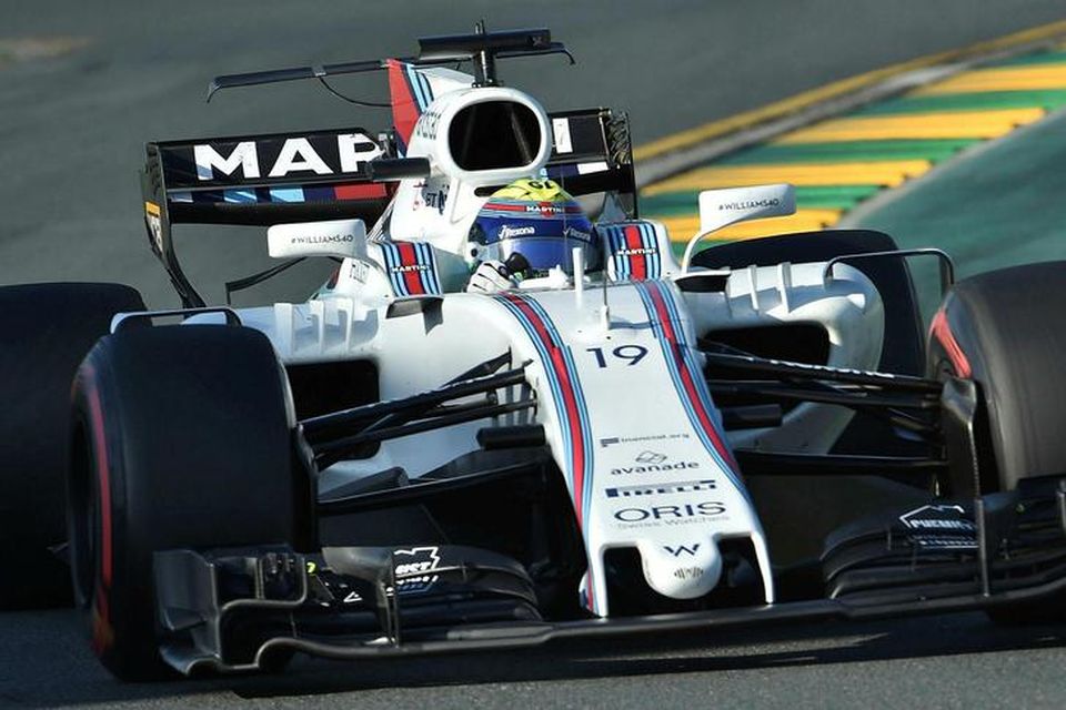 Felipe Massa á Williamsbílnum í kappakstrinum í Melbourne.