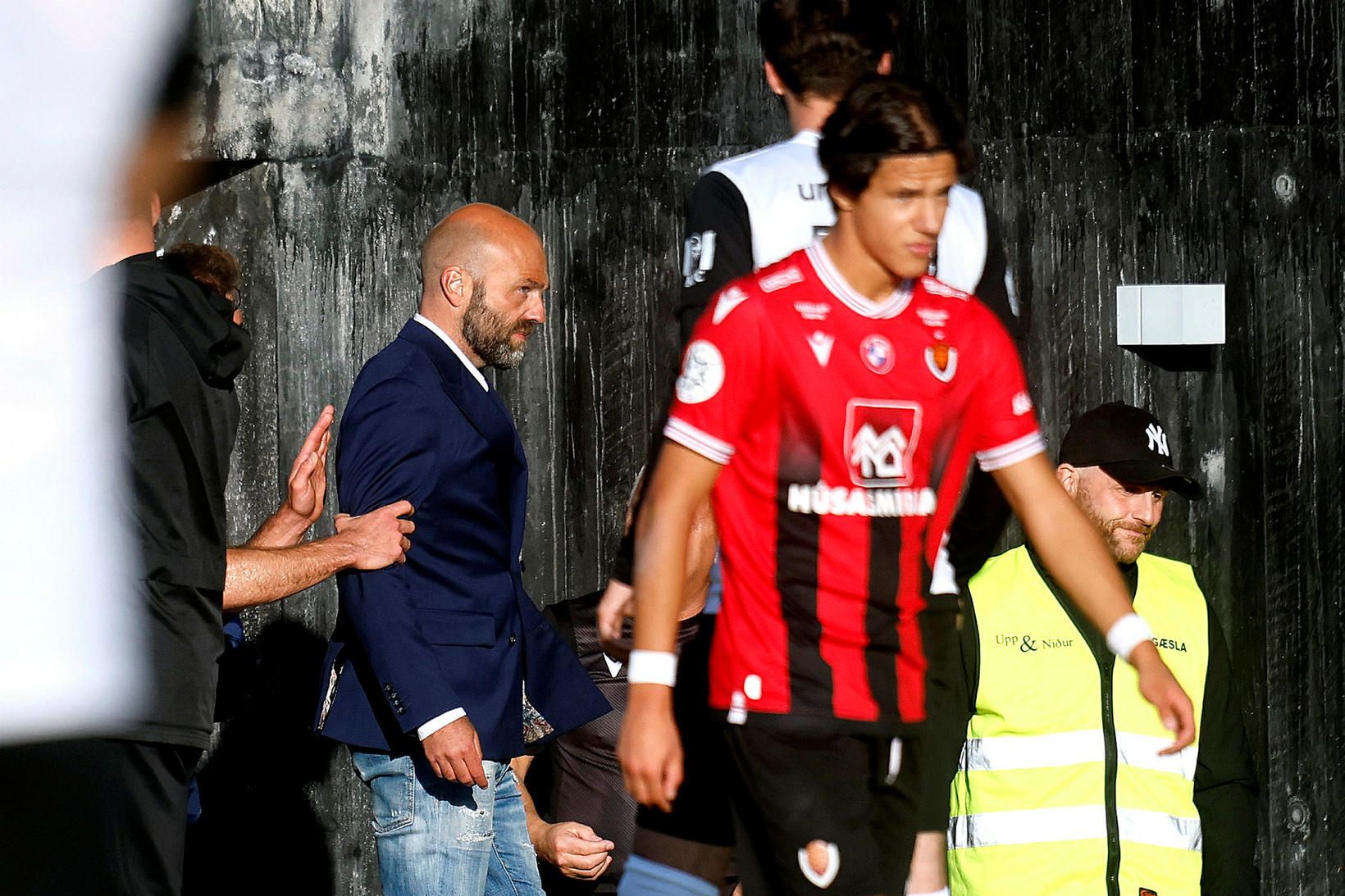 Arnar Gunnlaugsson og Danijel Dejan Djuric.