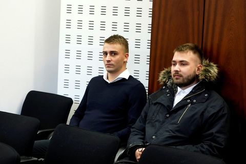 Sindri Snær Birgisson og Ísidór Nathansson við aðalmeðferð málsins í Héraðsdóm Reykjavíkur fyrir rúmlega ári …