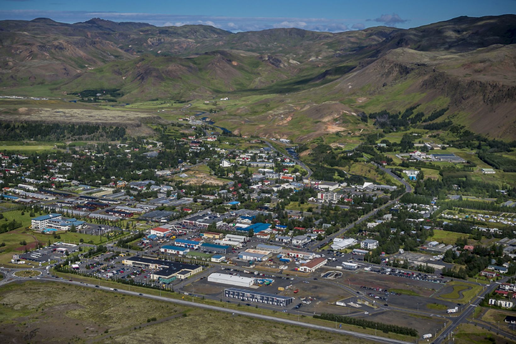 Hveragerði yrði stærsti þéttbýliskjarninn í sveitarfélaginu.