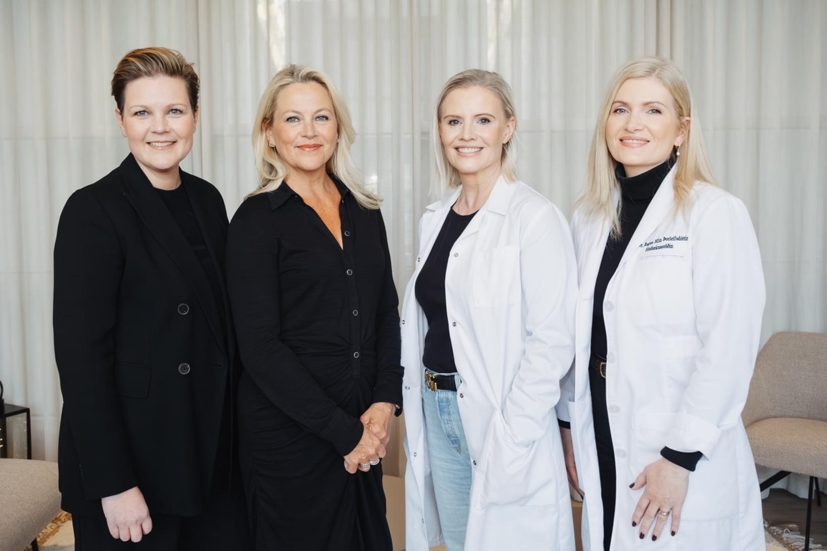 Sigrún Dögg Guðjónsdóttir, Liv Bergþórsdóttir, Jenna Huld Eysteinsdóttir og Ragna …