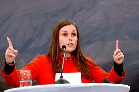 Katrín Jakobsdóttir, prime minister of Iceland.