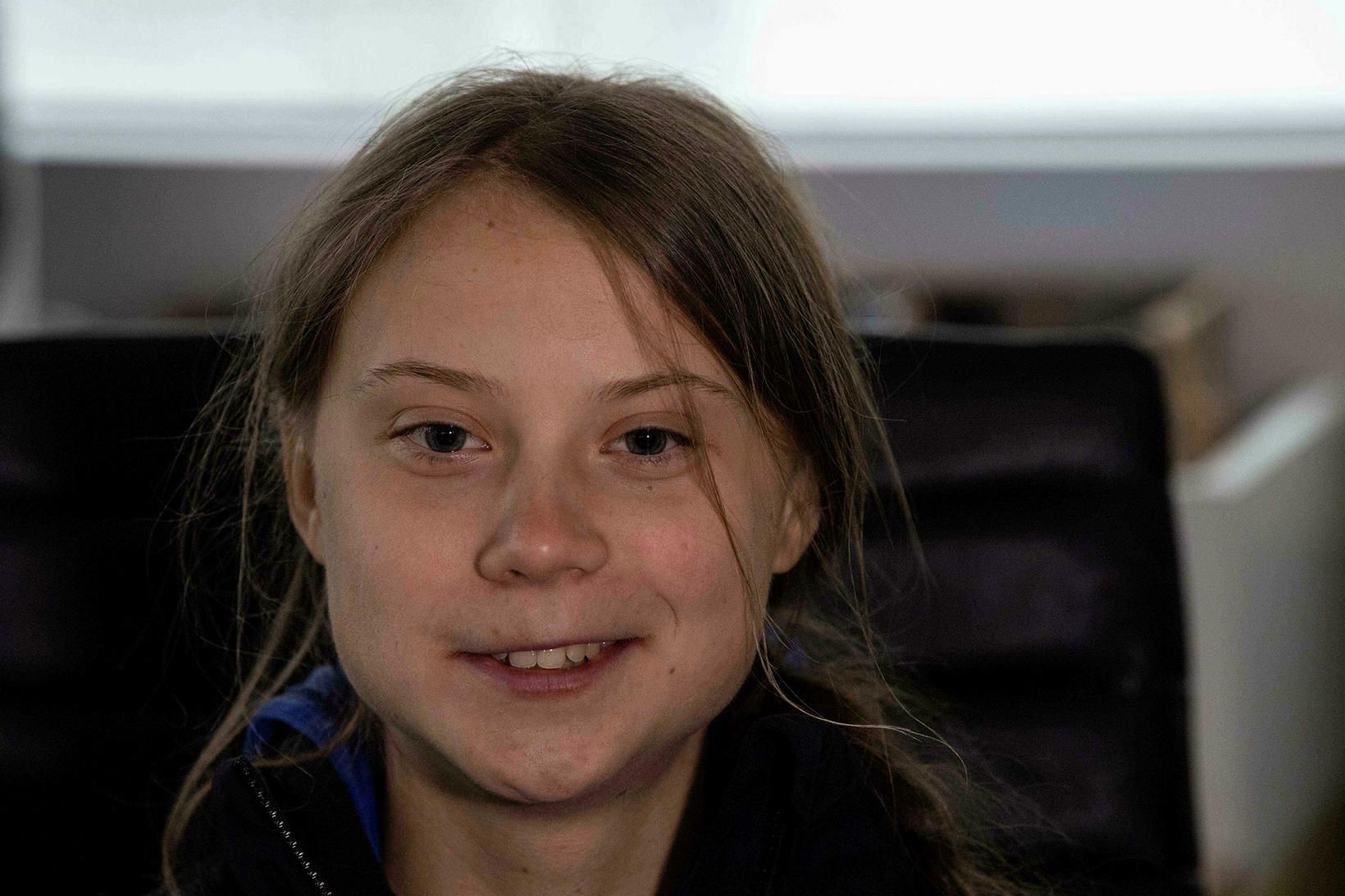 Greta Thunberg. Nú eru uppi kenningar um að hún sé …