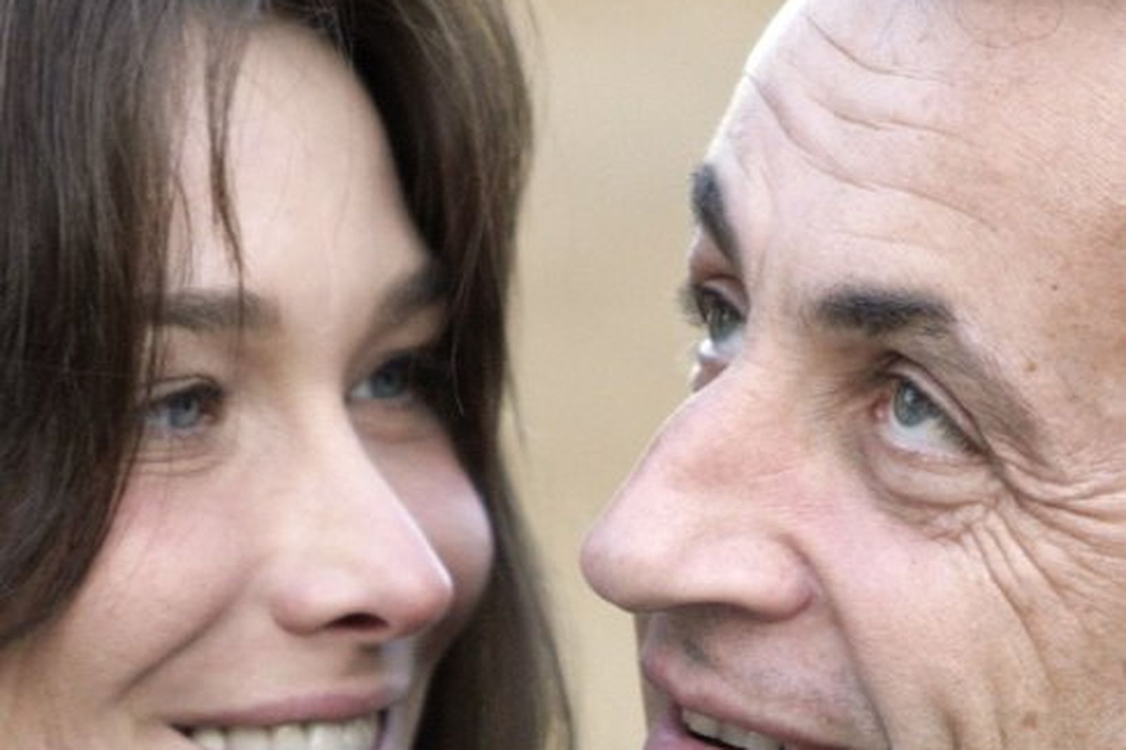 Nicolas Sarkozy og Carla Bruni.