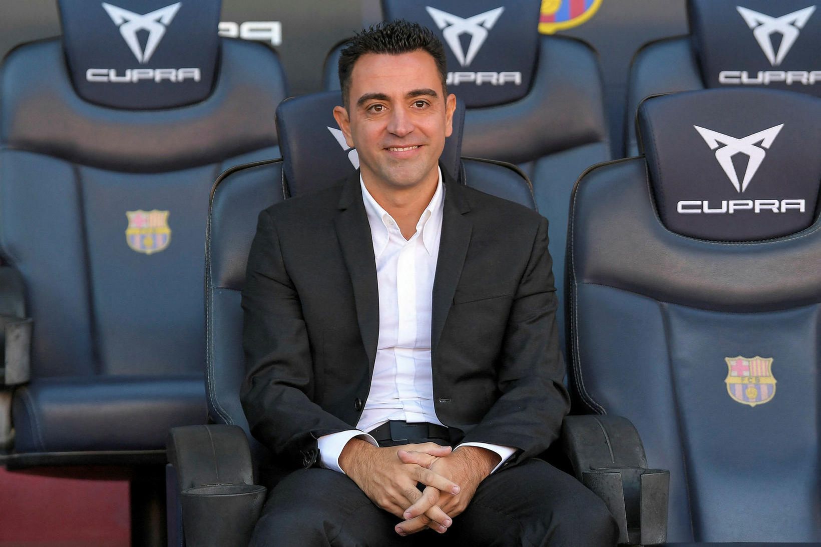 Xavi tók við stjórnartaumunum hjá Barcelona í vikunni.