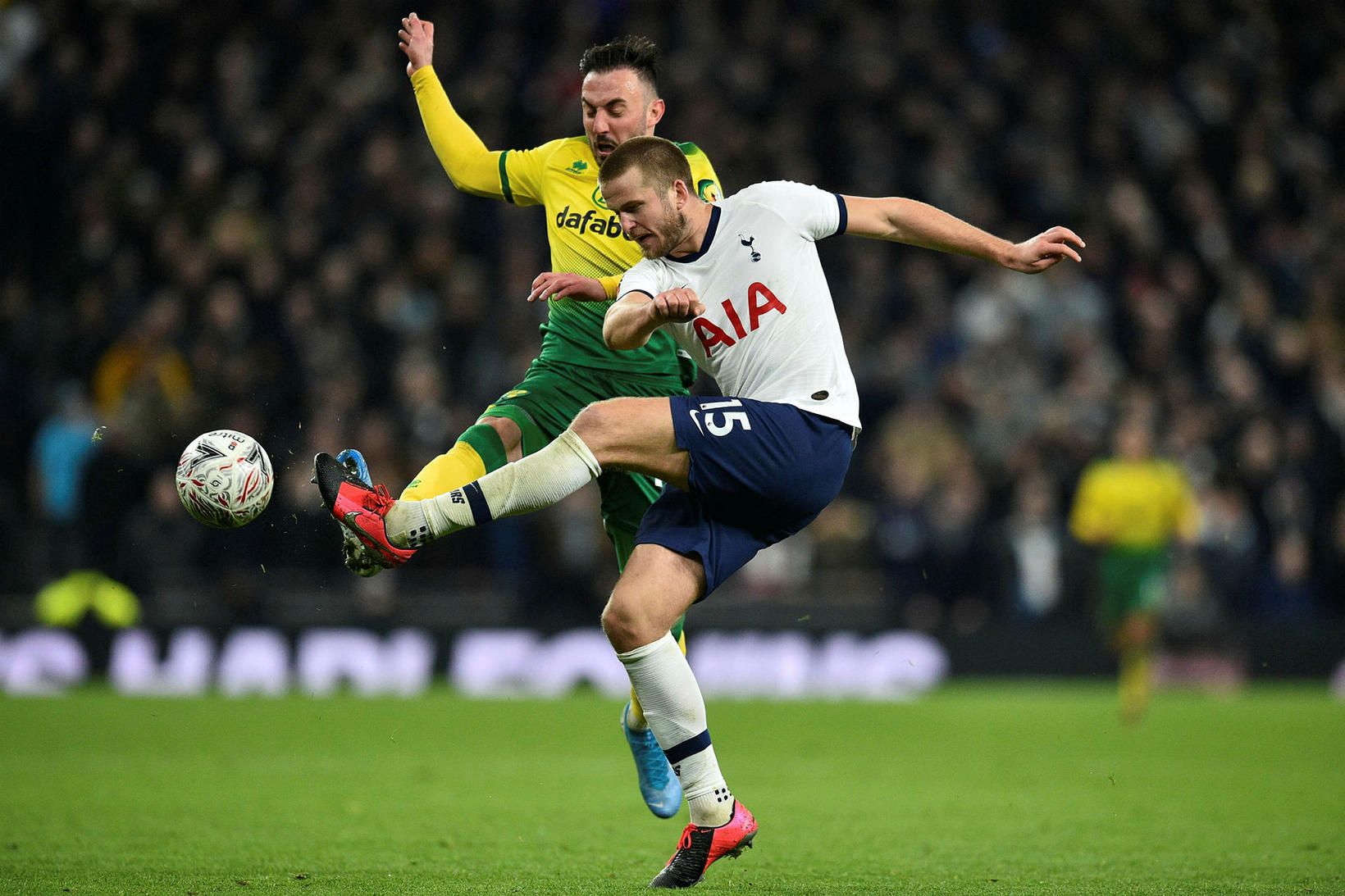 Eric Dier í leiknum í gær.