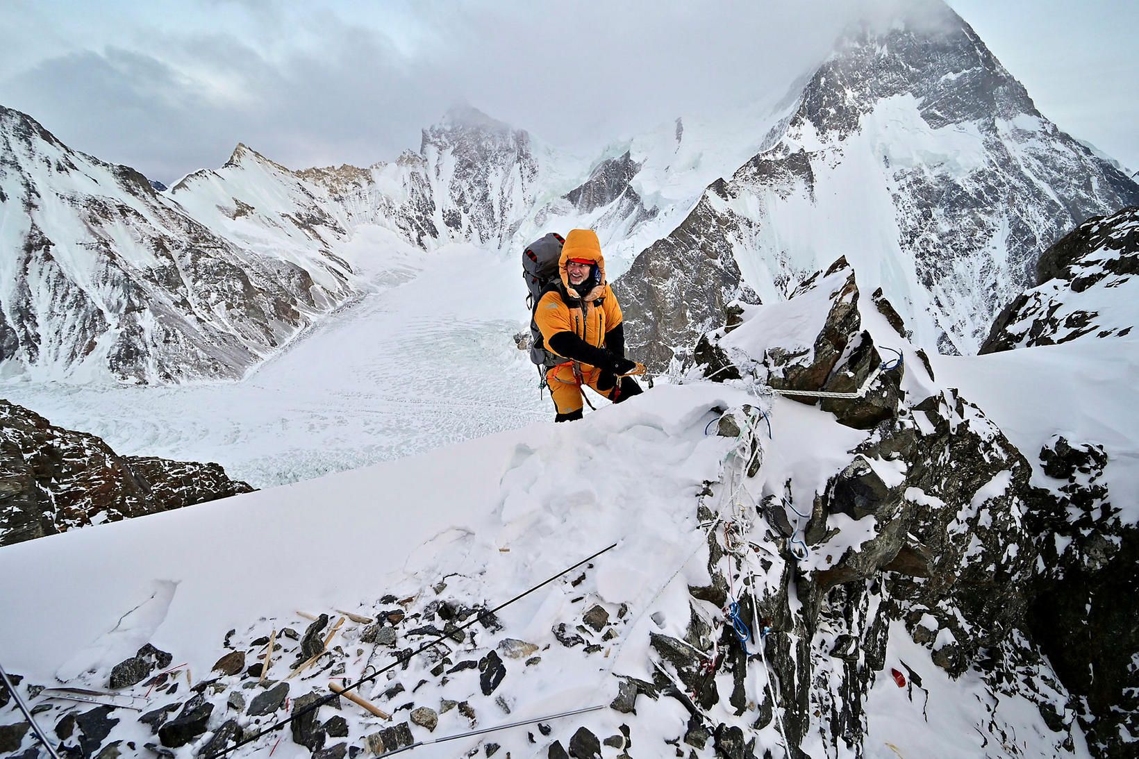 John Snorri glímdi einnig við K2 í fyrra.