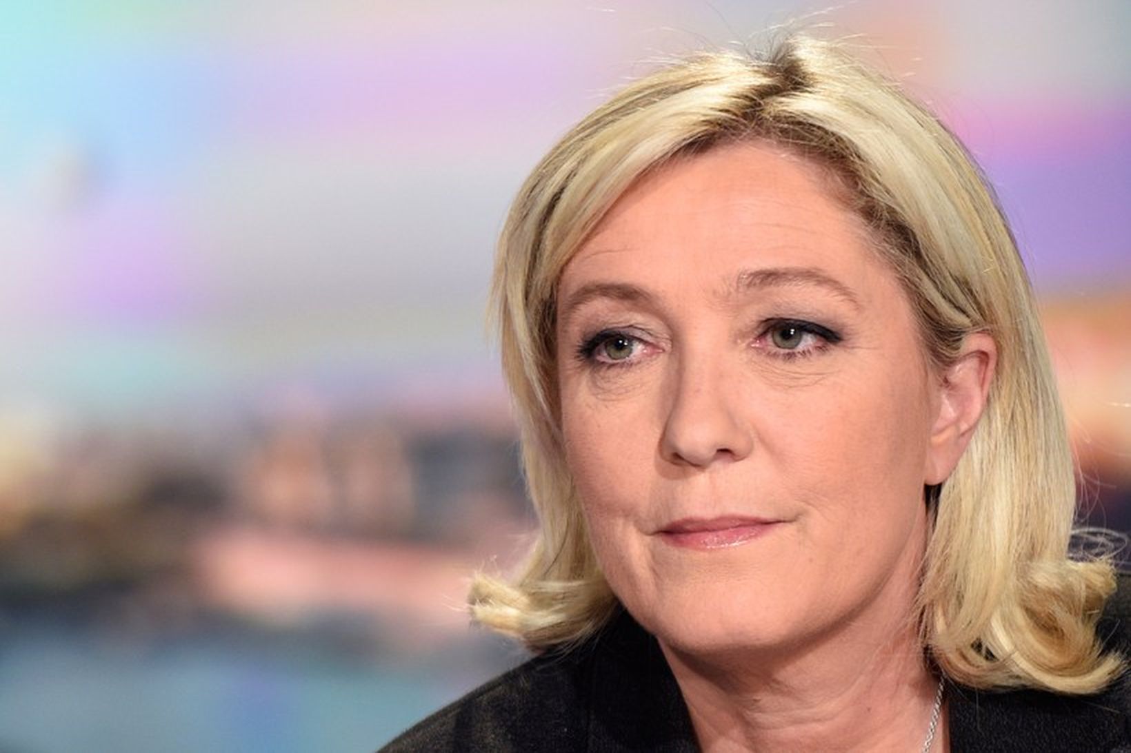 Marine Le Pen. leiðtogi frönsku Þjóðfylkingarinnar.