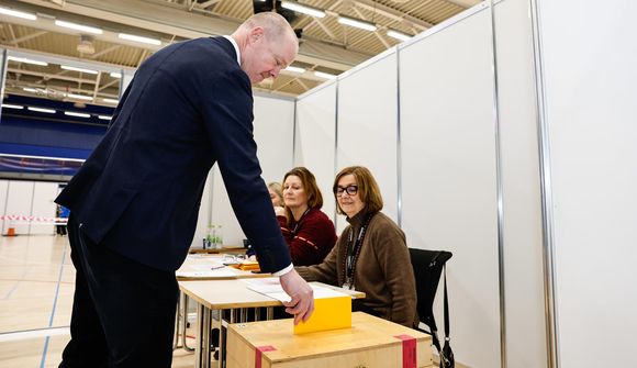 Arnar Þór kaus í Garðabæ 