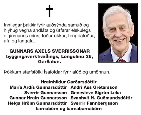 Gunnars Axels Sverrissonar