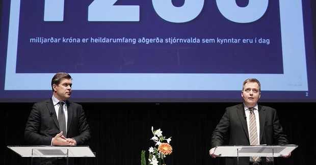 Haftafundur í Hörpu þegar afnámið var kynnt.