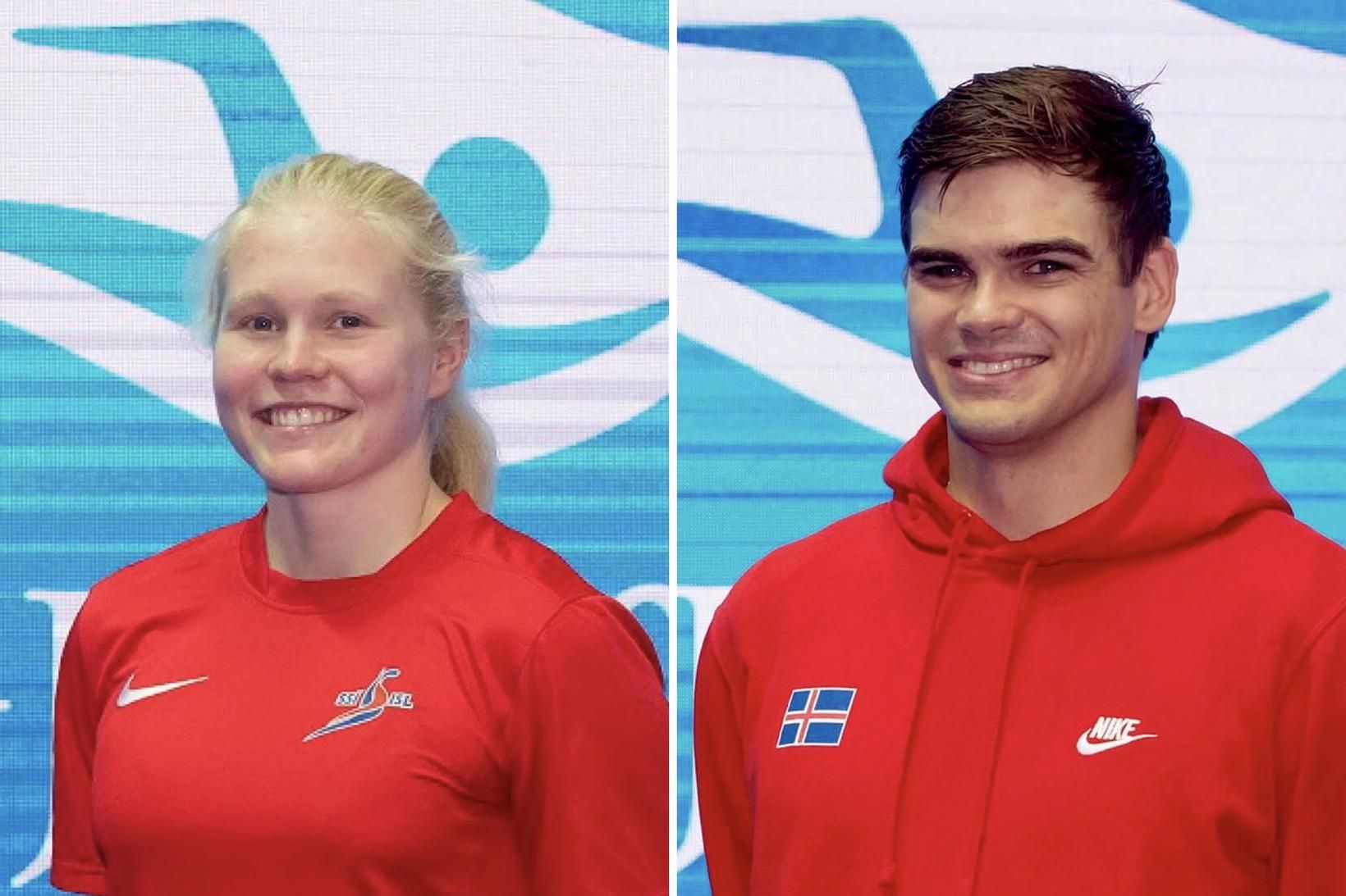 Snæfríður Sól Jórunnardóttir og Anton Sveinn McKee.