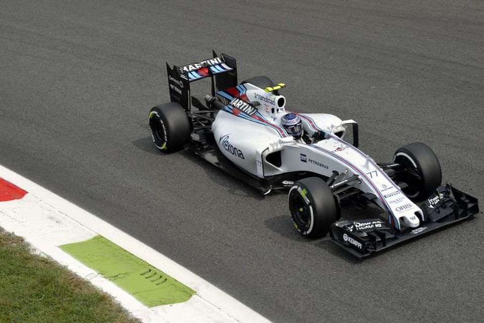 Valtteri Bottas hjá Williams á seinni æfingunni í Monza í dag.