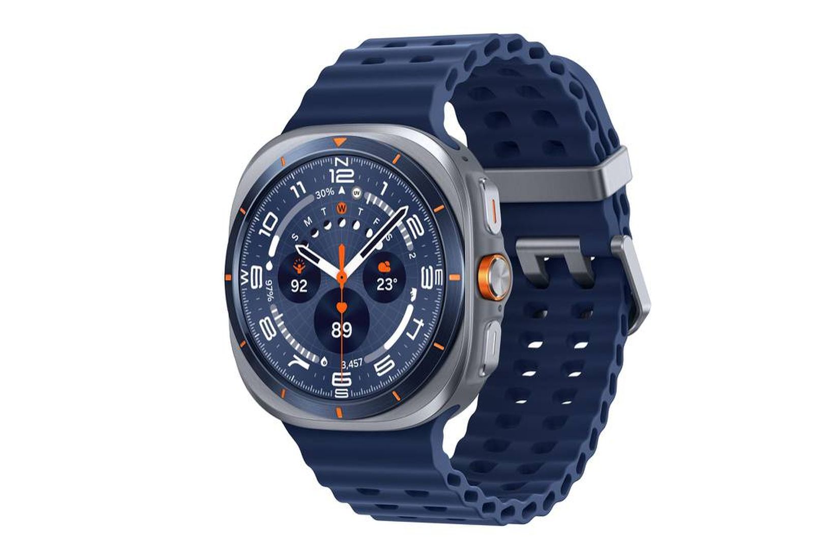 Galaxy Watch Ultra er töluverður hlunkur en mikið tækniundur.