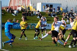 Úlfur Ágúst Björnsson úr FH í færi í kvöld.