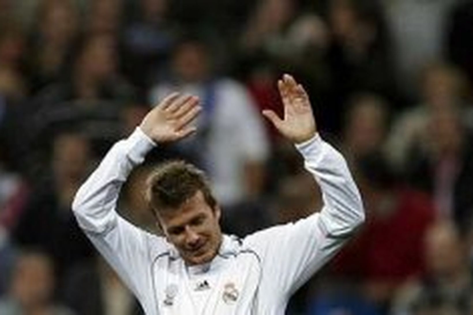 David Beckham fær ekki nýjan samning við spænska stórliðið Real …