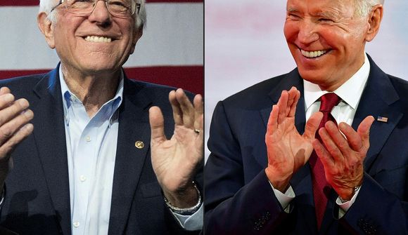 Sanders styður Biden 