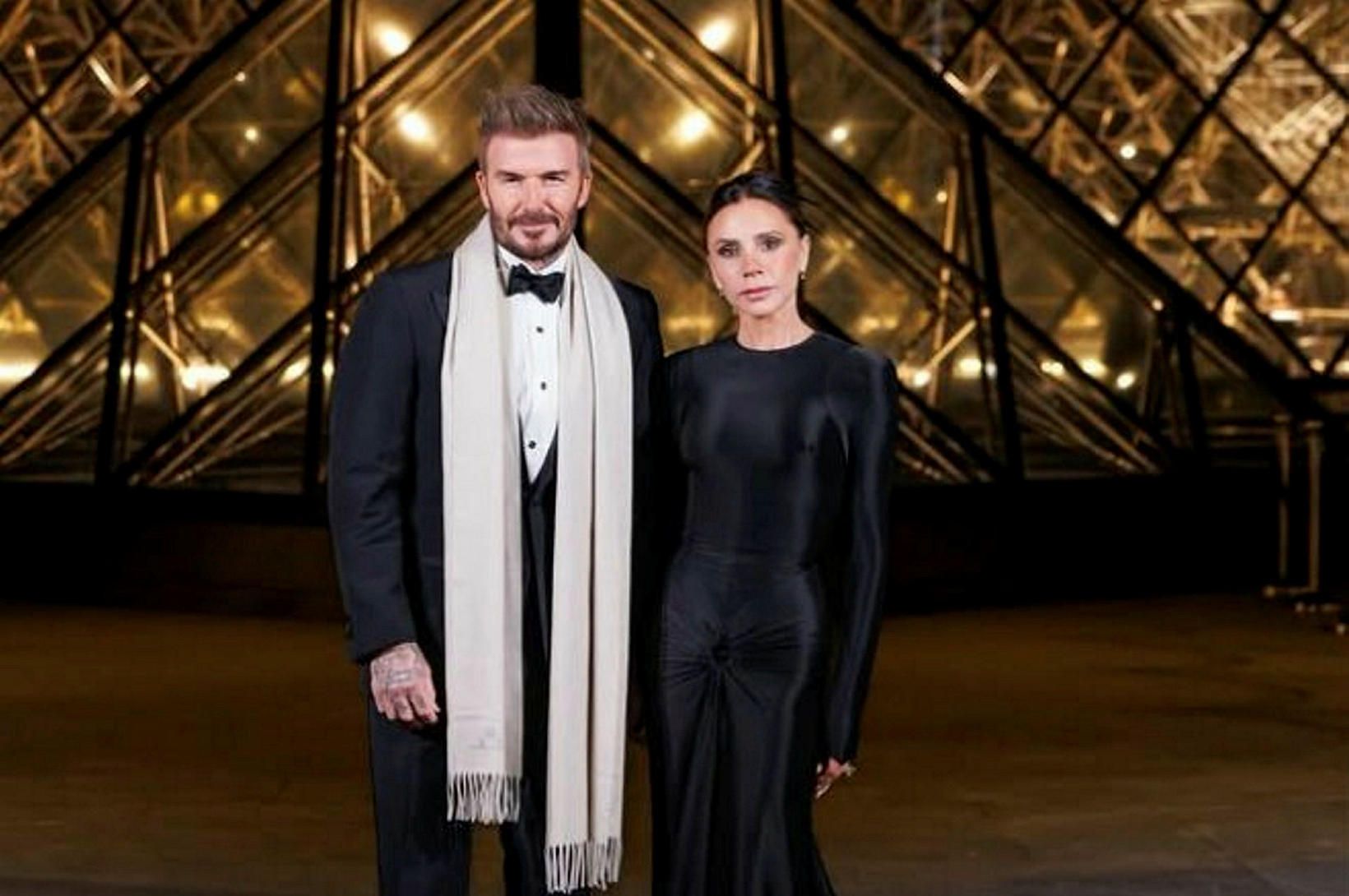 Beckham-hjónin á huggulegu stefnumóti í París