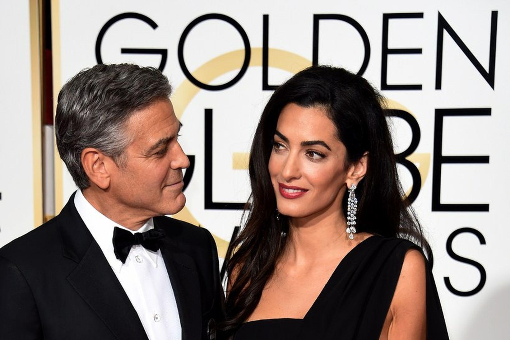 George Clooney og Amal Clooney.