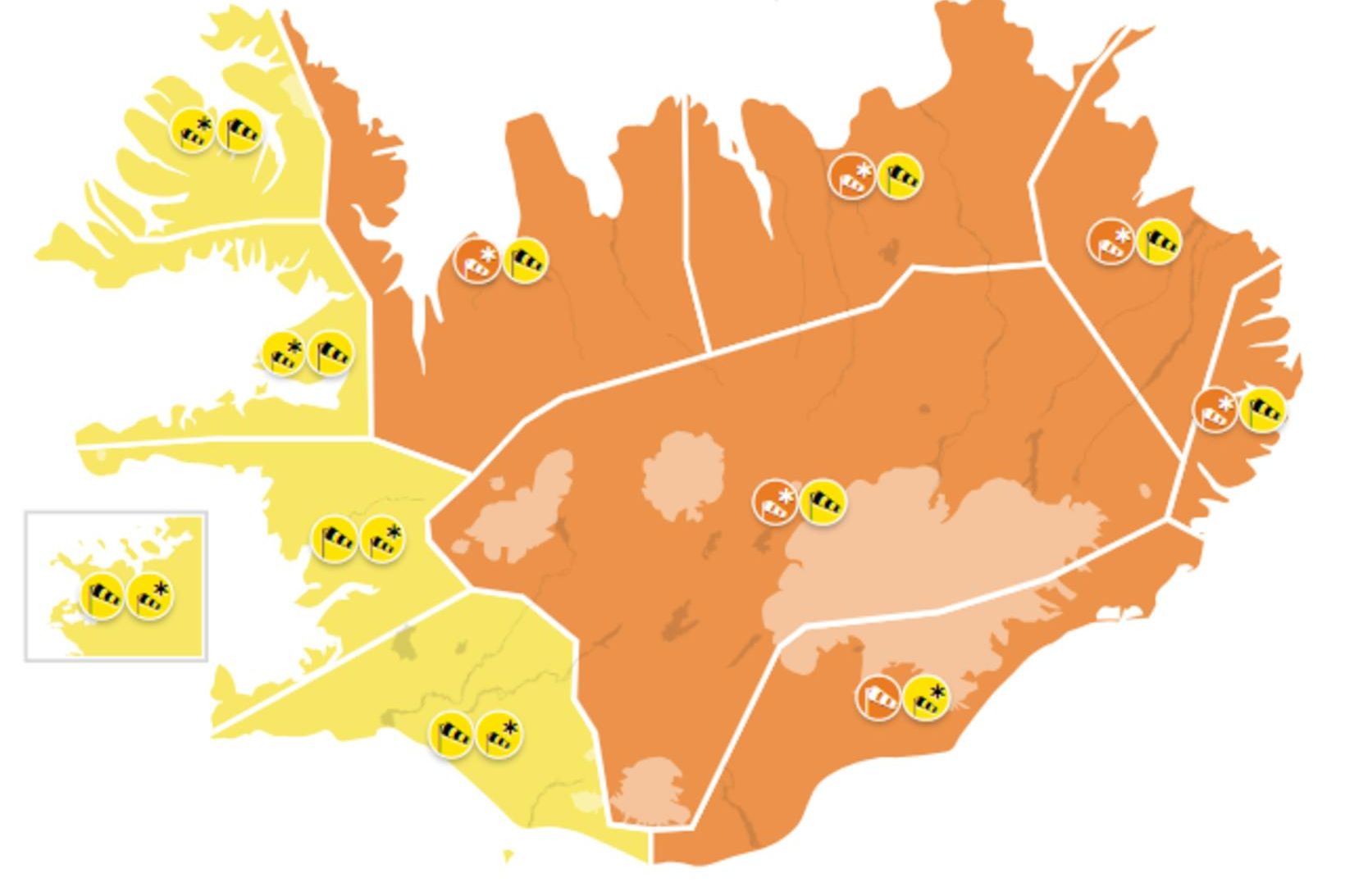 Veður fer versnandi með vikunni.