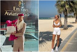 Valentína Björk Hauksdóttir flutti til Dubai til að starfa sem flugfreyja hjá Emirates.
