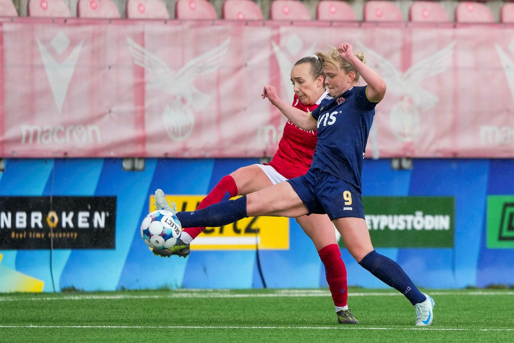 Freyja Karín Þorvarðardóttir skoraði tvö.