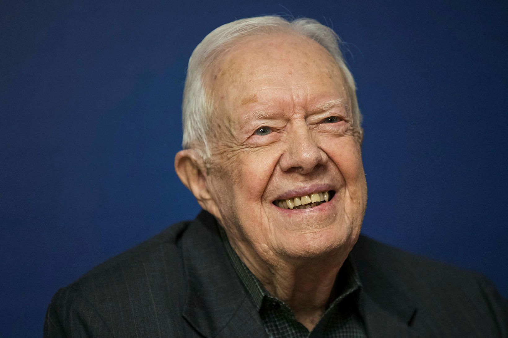 Jimmy Carter fyrrverandi Bandaríkjaforseti. Myndin var tekin í mars í …