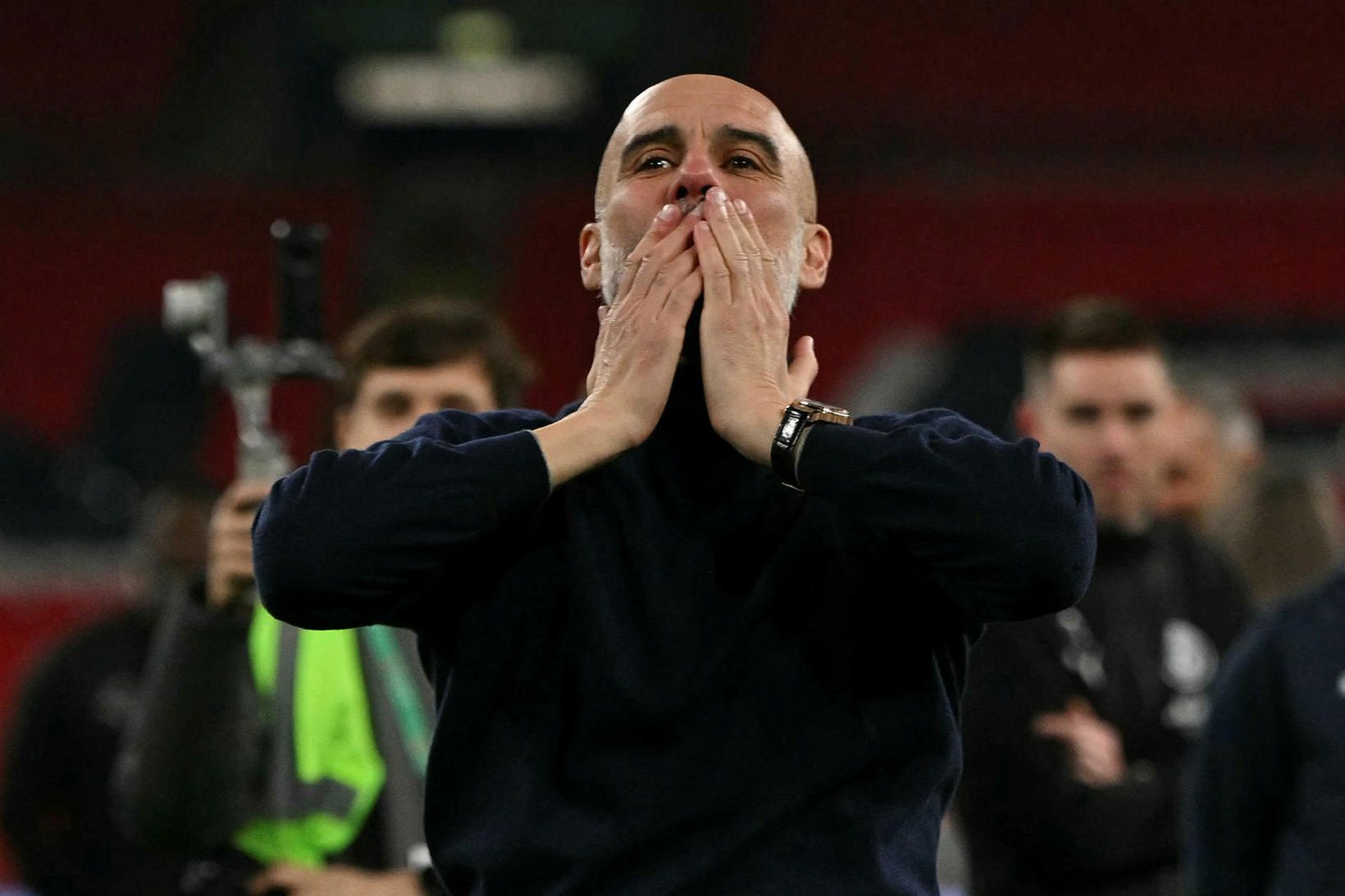 Guardiola ómyrkur í máli