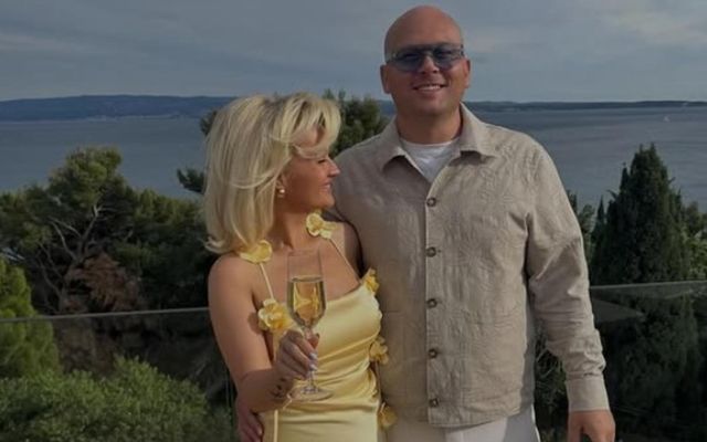 Camilla Rut og Valgeir voru sæt í sólinni.