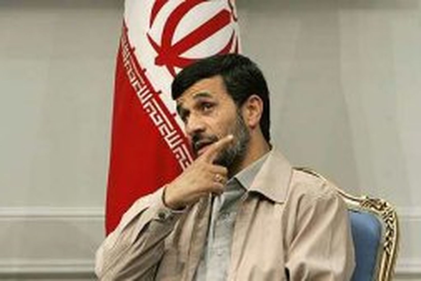 Mahmoud Ahmadinejad.