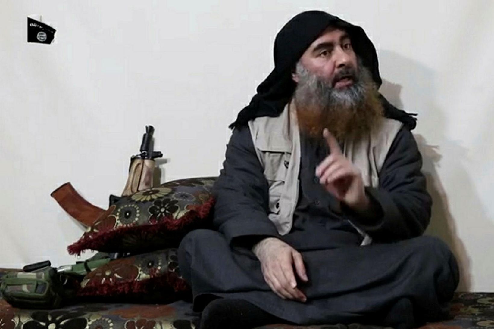 Abu Bakr al-Baghdadi, leiðtogi Ríkis Íslams, hefur látið lítið fyrir …