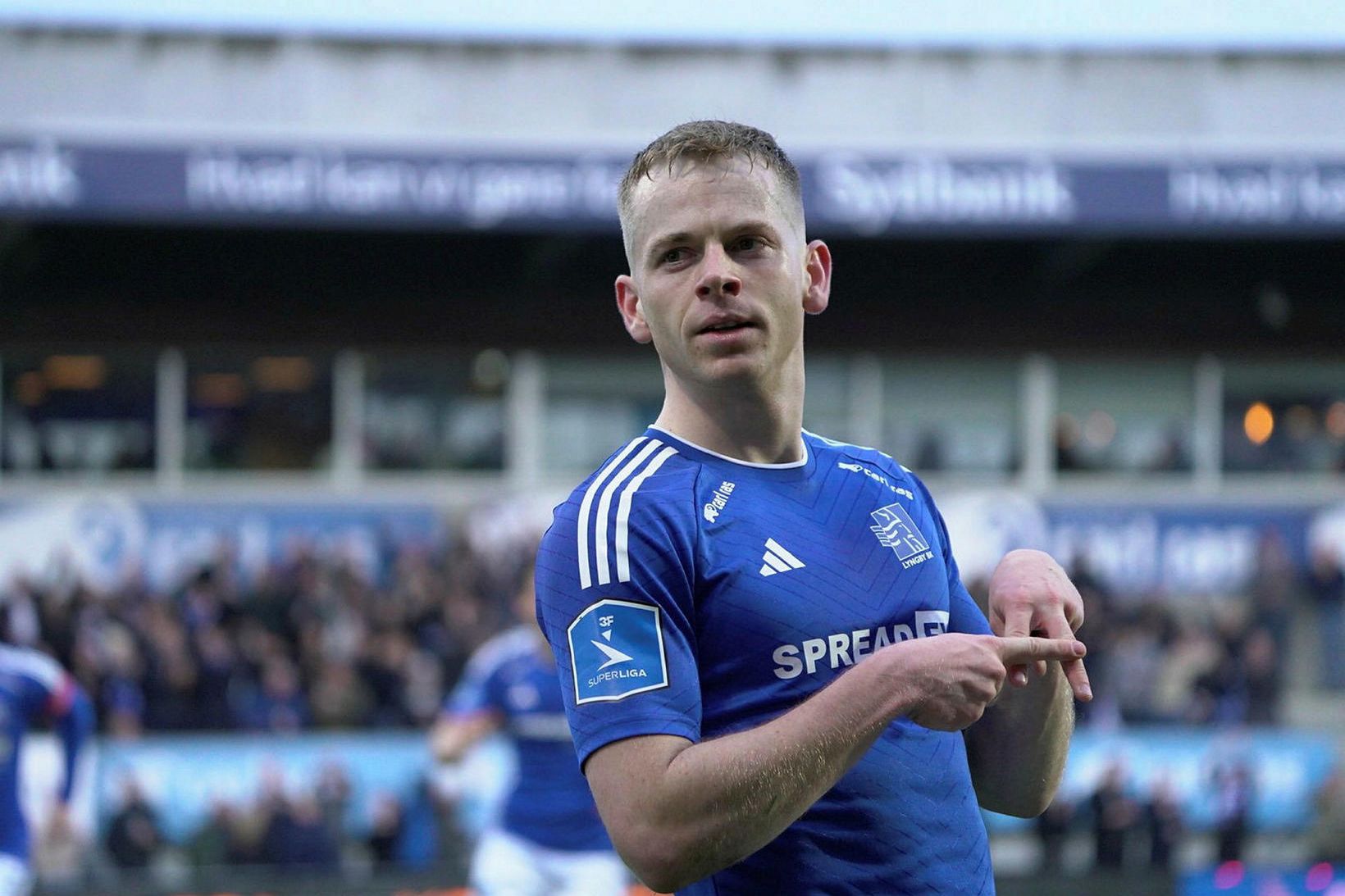 Sævar Atli Magnússon skoraði jöfnunarmark Lyngby í dag.