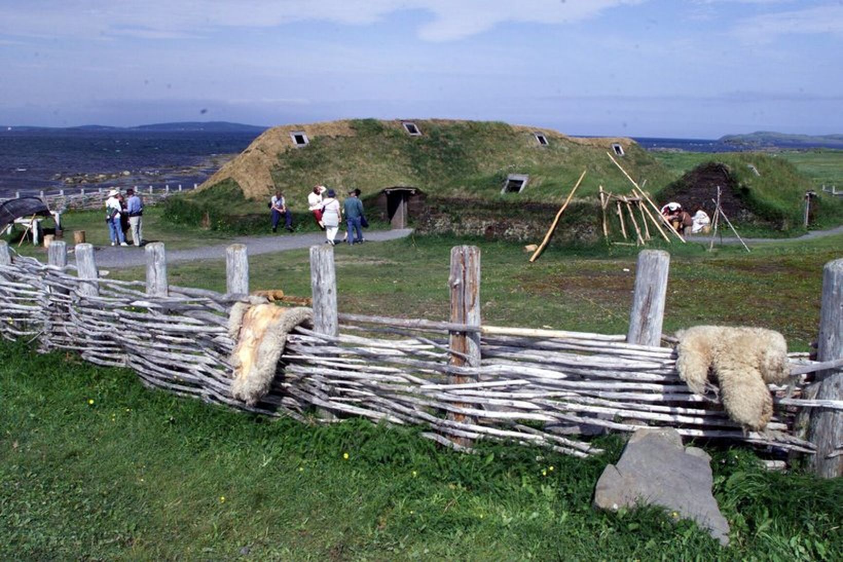 Fornminjastaðurinn í L'Anse aux Meadows á Nýfundnalandi.