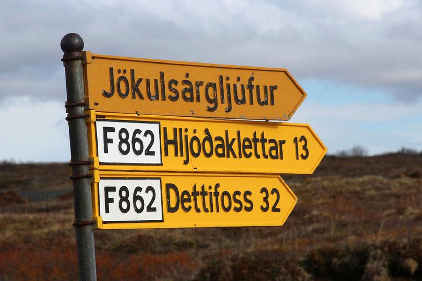 Vetur er mættur á Jökulsárgljúfur.